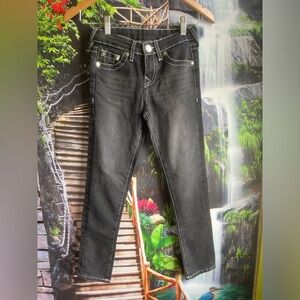 True religion jeans boys size 8  dark grey